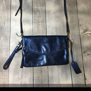 Sole Society Missa Metallic Crossbody Clutch
